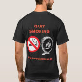 Beendigtes Rauchen mit Schwede Snus T - Shirt (Rückseite)