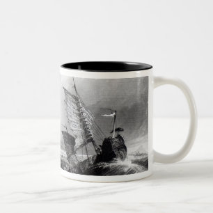 Beendigung der großen Wand der China Zweifarbige Tasse