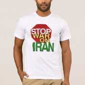 Beendigung des Krieges gegen den iranischen Friede T-Shirt (Vorderseite)