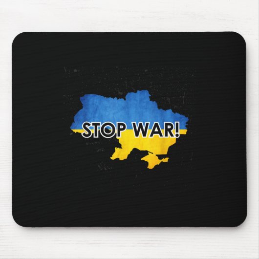 Beendigung des Krieges in der Ukraine - Unterstütz Mousepad (Vorne)