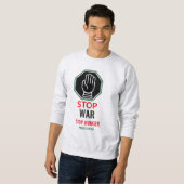 Beendigung des Krieges Stoppt Hungersnot im freien Sweatshirt (Vorne ganz)