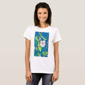 Beendweed Reed Summer Wildblumen Blumenmalerei T-Shirt (Vorne ganz)