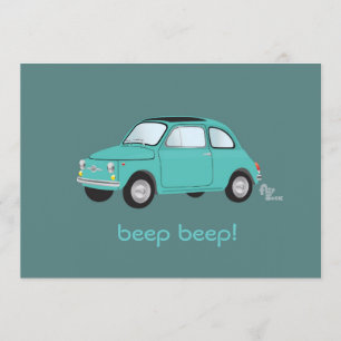 Beep Beep! Geburtstagseinladung Einladung