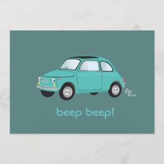 Beep Beep! Geburtstagseinladung Einladung