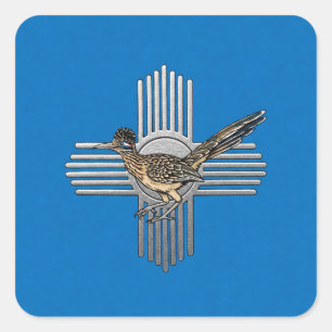 Beep Beep Quadratischer Aufkleber