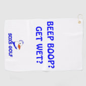 Beep Boop? Golf Handtuch? Golfhandtuch (Horizontal)