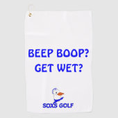 Beep Boop? Golf Handtuch? Golfhandtuch (Vorderseite)