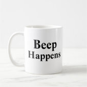 Beep Happens Kaffeetasse (Links)