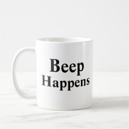 Beep Happens Kaffeetasse