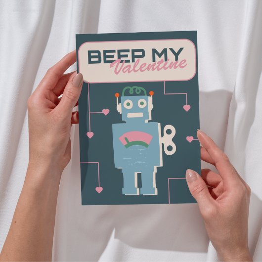 Beep My Valentine Feiertagskarte
