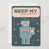 Beep My Valentine Feiertagskarte (Vorderseite)