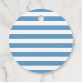 Beep-Schrei-wooblauen Geburtstagsparty Geschenkanhänger (Rückseite)