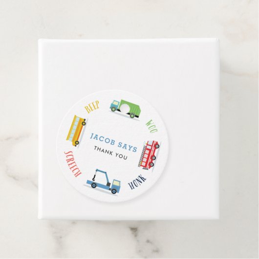 Beep-Schrei-wooblauen Geburtstagsparty Geschenkanhänger (Beispiel)