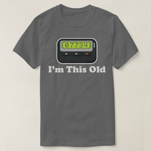 Beeper Im This Old Dks T-Shirt (Design vorne)