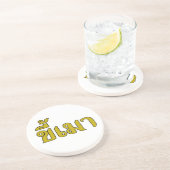 Beer Addict Ō Kee Mao in Thai Language Ō Getränkeuntersetzer (Seite)