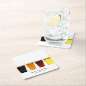 Beer & Ale Display, Pub/Brauerei Rechteckiger Pappuntersetzer (Vor Ort)