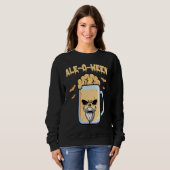 Beer  Ale O Ween  Halloween  Trick Or Treat  Costu Sweatshirt (Vorne ganz)