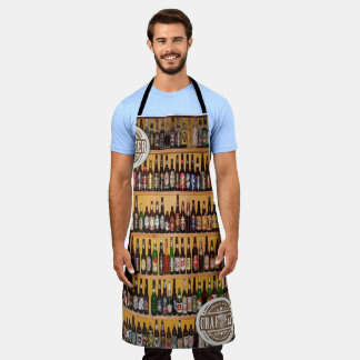 Beer All Over Print Schürze Behielt es ansprechend
