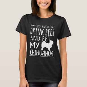 Beer Amp Pet mein Chihuahua Shirt Hund Amp Beer Lo