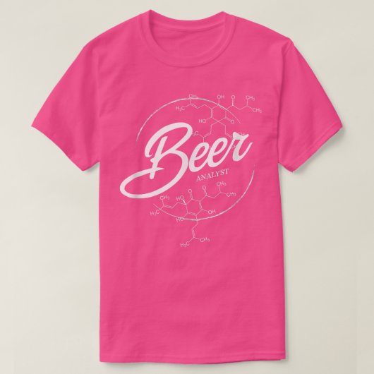 Beer Analyst Funny Beer T - Shirt (Design vorne)
