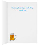 Beer and Bar Maiden Birthday Card (Innen (Rechts))