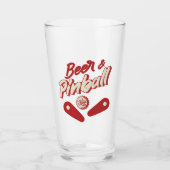 Beer And Pinball Glas (Vorderseite)