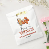Beer and Wings Birthday Party Geschenktütchen (Versiegelt)