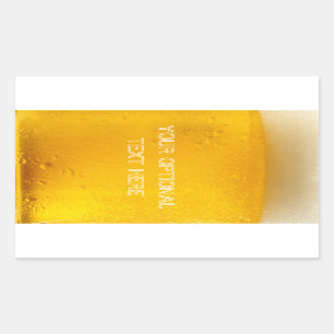 BEER-Aufkleber Rechteckiger Aufkleber