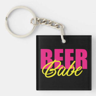 Beer Babe Funny Schlüsselanhänger