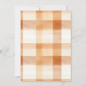 Beer Baby Is Brewing Fall Baby Shower Einladung (Rückseite)