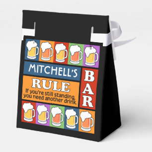 BEER Bar Pop Art INDIVIDUELLE NAME Geschenkboxen Geschenkschachtel