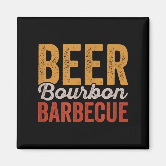 Beer bbq shirt for backyard barbecue grilling magnet (Vorne)