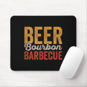 Beer bbq shirt for backyard barbecue grilling mousepad (Mit Mouse)