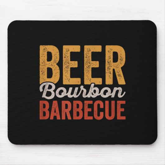 Beer bbq shirt for backyard barbecue grilling mousepad (Vorne)