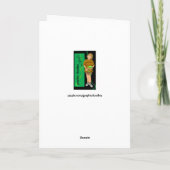 Beer Belly Birthday Guy. Karte (Rückseite)