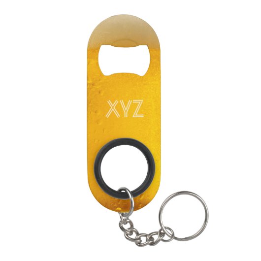 BEER benutzerdefiniertes Monogramm Flaschenöffner (Rückseite)