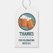 Beer Birthday Vielen Dank Geschenkanhänger (Vorderseite)