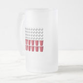 Beer Bong Polska Mattierte Tasse (Vorderseite Links)