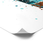 Beer Bottle Wall Art Print 'Rebel Rebel' Poster (Ecke)