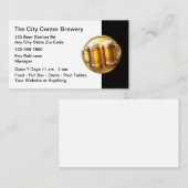 Beer Brewery Beer Mugs Business Cards Visitenkarte (Vorne/Hinten)