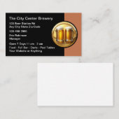 Beer Brewery Beer Mugs Business Cards Visitenkarte (Vorne/Hinten)