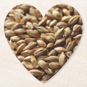 Beer brewing malted barley körner background untersetzer (Vorderseite)