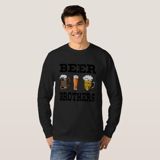 Beer Brothers drinking and party themed sets 1 T-Shirt (Vorne ganz)