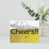Beer Celebration Postkarte (Stehend Vorderseite)