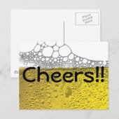 Beer Celebration Postkarte (Vorne/Hinten)