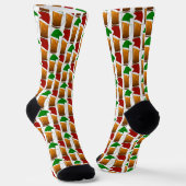 Beer Cheer Christmas Socken (Gewinkelt)