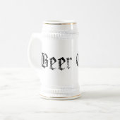 Beer Chick Beer Stein Bierglas (Vorderseite Links)