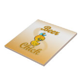 Beer Chick Fliese (Seite)