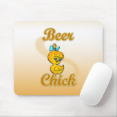 Beer Chick Mousepad (Mit Mouse)