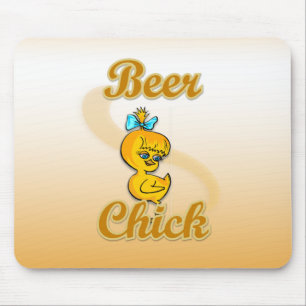 Beer Chick Mousepad
